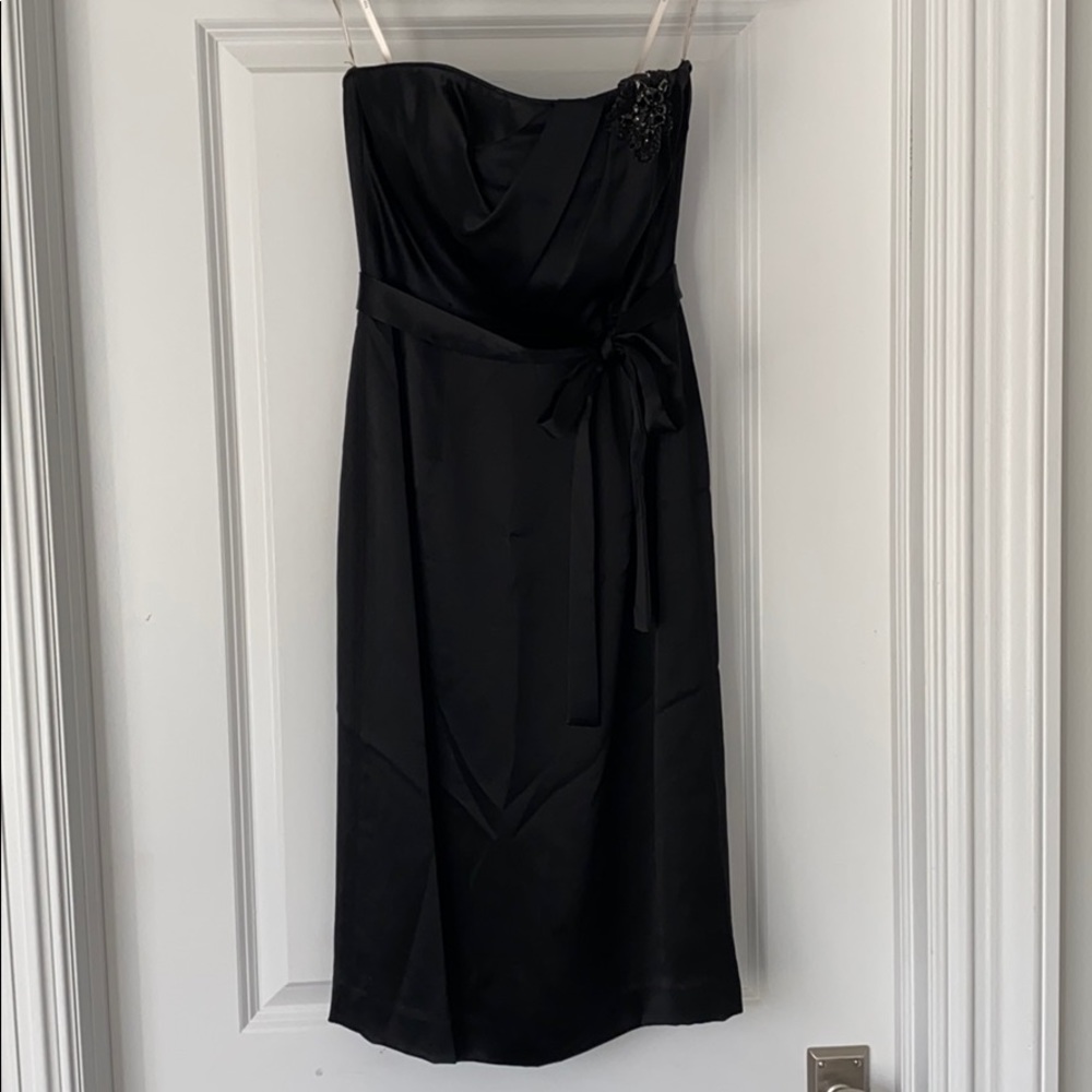 Vera wang strapless cocktail dress